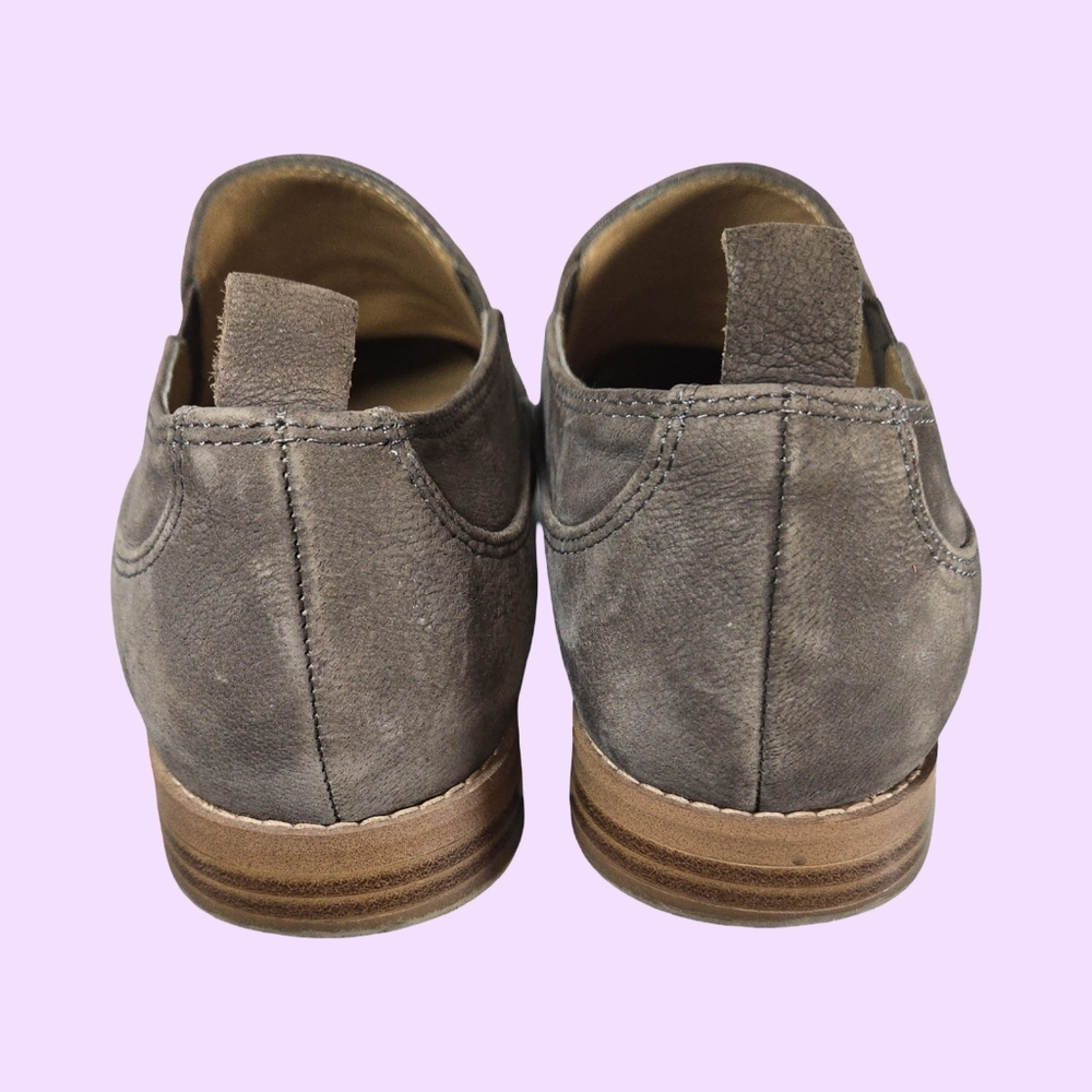 Franco Sarto Pardon Tan Suede Leather Slip-on Loafers Women's Size 7.5 - Picture 4 of 6